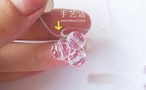 DIY串珠耳環(huán)的手工教程 小清新水晶耳環(huán)怎么做 -  itrip.net.cn