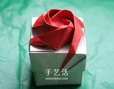 韓式玫瑰花禮盒怎么折 包括蓋子和盒身的折法 -  itrip.net.cn