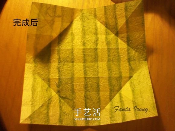 韓式玫瑰花禮盒怎么折 包括蓋子和盒身的折法 -  itrip.net.cn