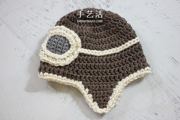 鉤針編織兒童飛行員帽子 讓孩子實現(xiàn)小小夢想 -  itrip.net.cn
