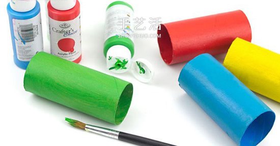 幼兒園做小鳥(niǎo)的教程 卷紙筒小鳥(niǎo)手工制作 -  itrip.net.cn