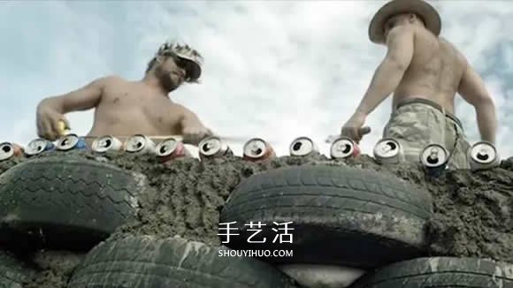 倡導(dǎo)保護(hù)環(huán)境！這位七旬老人收集垃圾建房子 -  itrip.net.cn