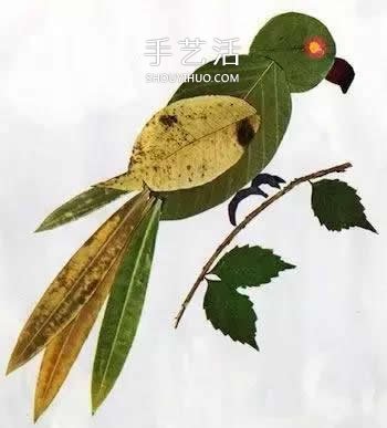 簡(jiǎn)單又好看的兒童樹葉貼畫圖片大全  -  itrip.net.cn