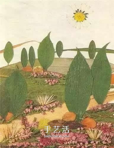 簡(jiǎn)單又好看的兒童樹葉貼畫圖片大全  -  itrip.net.cn