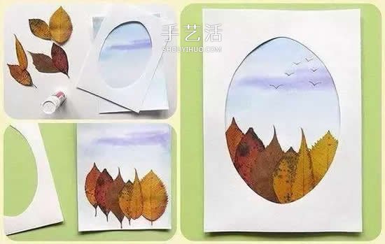 簡(jiǎn)單又好看的兒童樹葉貼畫圖片大全  -  itrip.net.cn