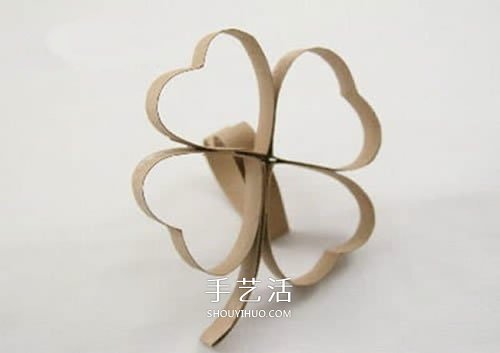 用卷紙芯做四葉草的方法 廢物利用制作幸運(yùn)草 -  itrip.net.cn