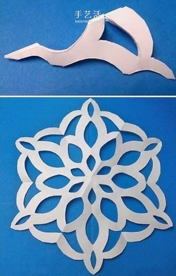 7種美麗雪花的剪紙圖案 剪雪花怎么剪步驟圖 -  itrip.net.cn