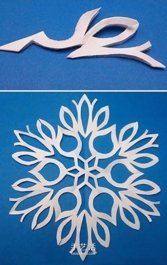 7種美麗雪花的剪紙圖案 剪雪花怎么剪步驟圖 -  itrip.net.cn