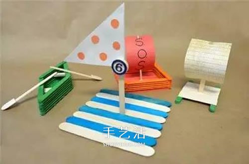 用雪糕棍做船的方法 3種簡單玩具小船制作 -  itrip.net.cn