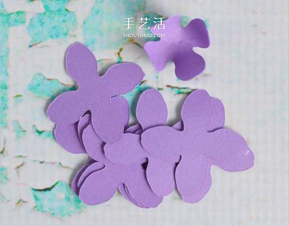手工繡球花的做法圖解 卡紙簡(jiǎn)單制作繡球花球 -  itrip.net.cn