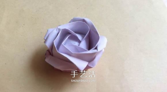 手工川崎玫瑰折紙圖解 步驟圖片拍攝很清晰！ -  itrip.net.cn