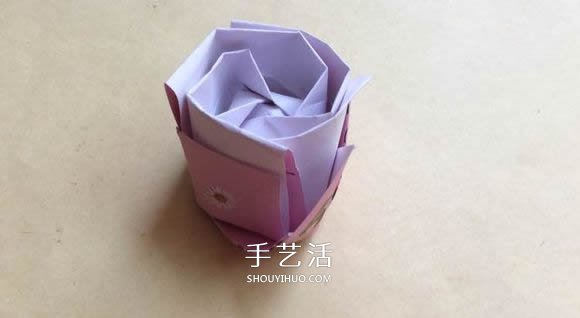 手工川崎玫瑰折紙圖解 步驟圖片拍攝很清晰！ -  itrip.net.cn