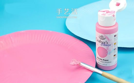用紙盤做立體兔子教程 可愛紙盤兔子制作方法 -  itrip.net.cn