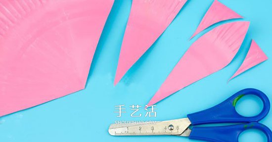 用紙盤做立體兔子教程 可愛紙盤兔子制作方法 -  itrip.net.cn