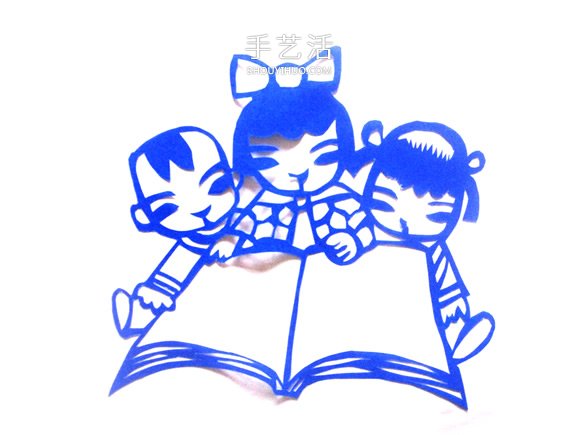 “書(shū)香進(jìn)校園”生動(dòng)的兒童主題剪紙圖案教程 -  itrip.net.cn