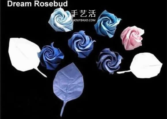 怎么折玫瑰花的花蕾 手工玫瑰花蕾的折法圖解  -  itrip.net.cn
