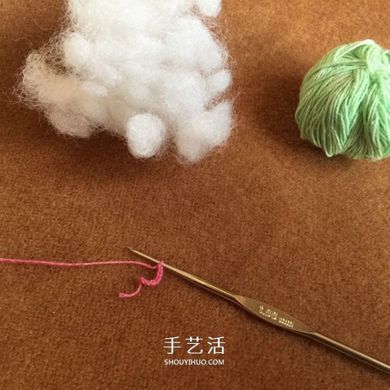 怎么鉤織小蘿卜的方法 簡單水蘿卜的鉤法圖解 -  itrip.net.cn