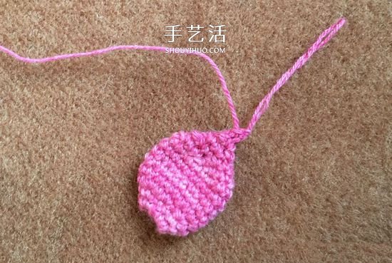 怎么鉤織小蘿卜的方法 簡單水蘿卜的鉤法圖解 -  itrip.net.cn