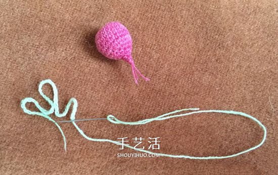 怎么鉤織小蘿卜的方法 簡單水蘿卜的鉤法圖解 -  itrip.net.cn