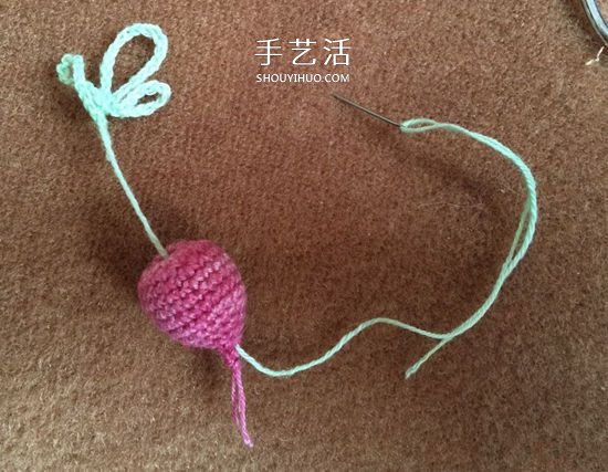 怎么鉤織小蘿卜的方法 簡單水蘿卜的鉤法圖解 -  itrip.net.cn