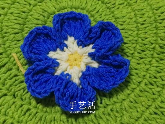 好看櫻草花坐墊的編織圖解 讓你舍不得用！ -  itrip.net.cn