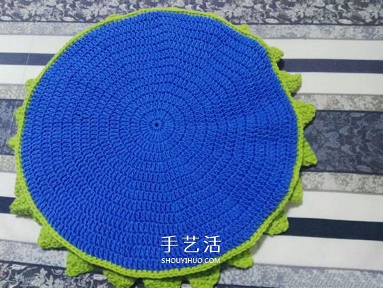 好看櫻草花坐墊的編織圖解 讓你舍不得用！ -  itrip.net.cn