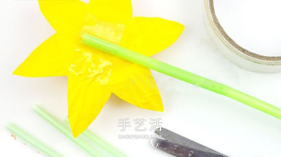 幼兒園手工制作水仙花 簡單廢物利用做水仙 -  itrip.net.cn