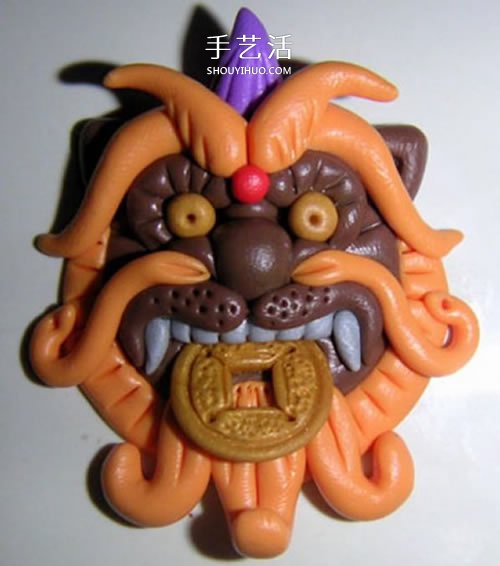 招財(cái)進(jìn)寶！軟陶制作貔貅紀(jì)念章的方法圖解 -  itrip.net.cn