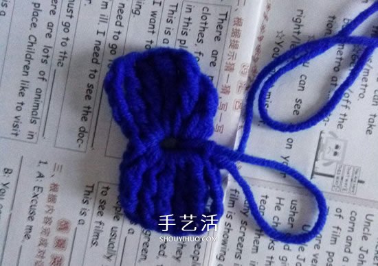 小巧可愛的裝飾 手工鉤針編織蝴蝶結(jié)的圖解 -  itrip.net.cn