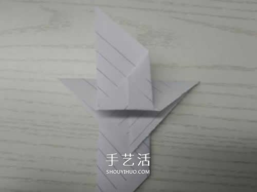 幼兒園手工折紙教程 最簡(jiǎn)單和平鴿的折法圖解 -  itrip.net.cn