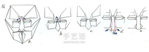 神秘自由斗士！V字仇殺隊(duì)面具的折紙方法圖解 -  itrip.net.cn