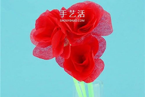 幼兒園母親節(jié)紙花制作 簡(jiǎn)易餐巾紙花的做法 -  itrip.net.cn