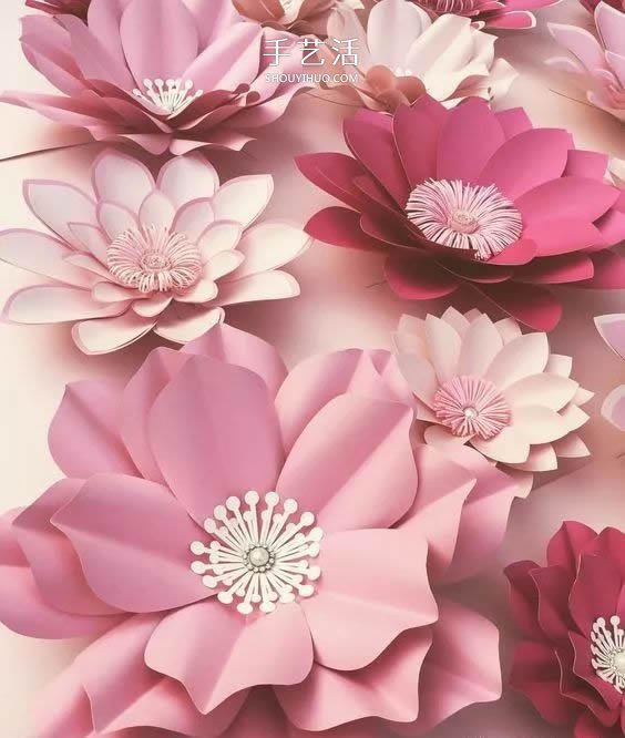 手工紙花怎么做 超多美麗紙花制作圖解大全 -  itrip.net.cn