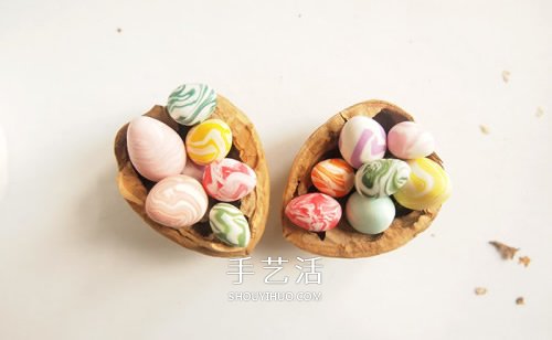 超可愛的粘土飾品 超輕粘土DIY制作復(fù)活節(jié)彩蛋 -  itrip.net.cn