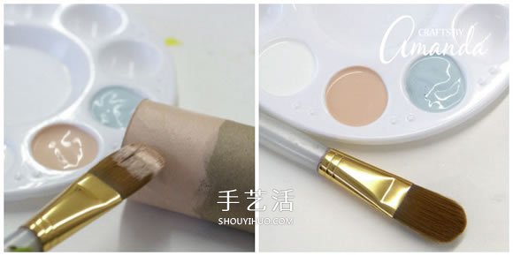 幼兒園卷紙筒廢物利用 手工制作可愛的小矮人 -  itrip.net.cn