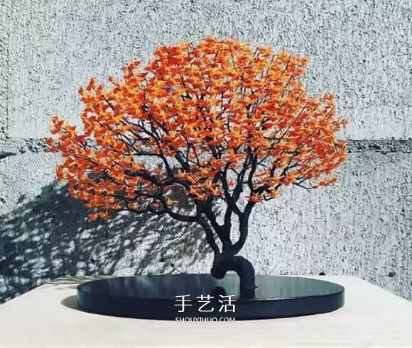 牛人折紙這么玩！上個(gè)千紙鶴制作精美盆景樹 -  itrip.net.cn