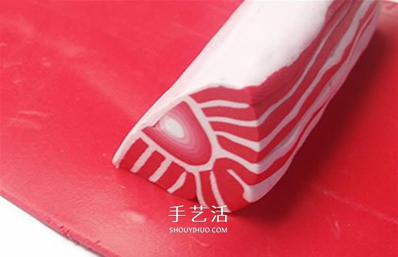 粘土草莓切片制作步驟圖解 做一個超逼真蛋糕 -  itrip.net.cn