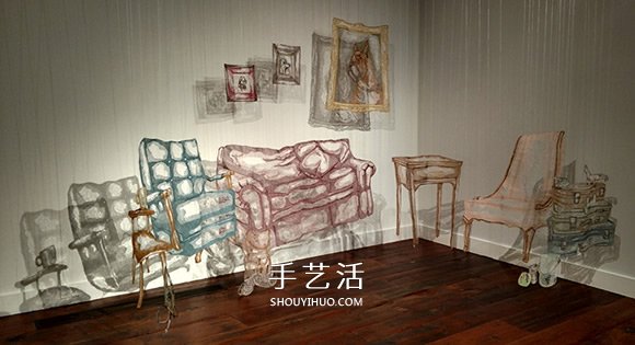 用線創(chuàng)作雕塑裝置 彷彿一吹即散的“線畫”  -  itrip.net.cn