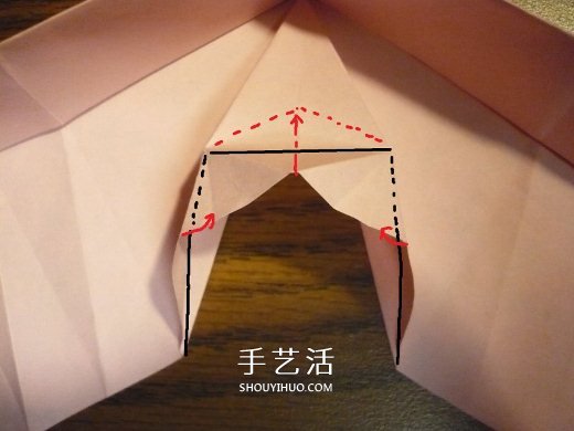 心形禮品盒折紙方法 帶蓋愛心盒子怎么折圖解 -  itrip.net.cn