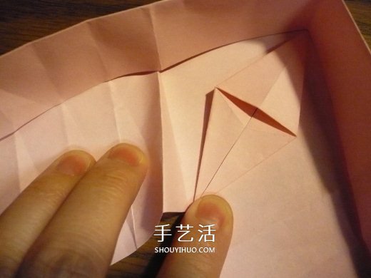 心形禮品盒折紙方法 帶蓋愛心盒子怎么折圖解 -  itrip.net.cn