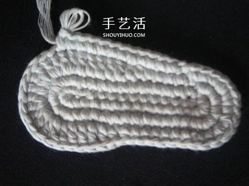 寶寶保暖毛線鞋的編法 手工編織嬰兒鞋圖解 -  itrip.net.cn