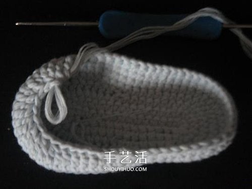 寶寶保暖毛線鞋的編法 手工編織嬰兒鞋圖解 -  itrip.net.cn