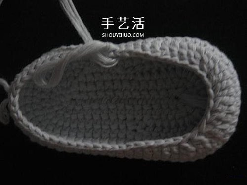 寶寶保暖毛線鞋的編法 手工編織嬰兒鞋圖解 -  itrip.net.cn
