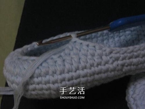寶寶保暖毛線鞋的編法 手工編織嬰兒鞋圖解 -  itrip.net.cn