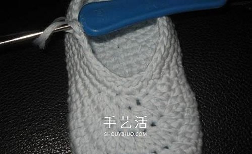 寶寶保暖毛線鞋的編法 手工編織嬰兒鞋圖解 -  itrip.net.cn