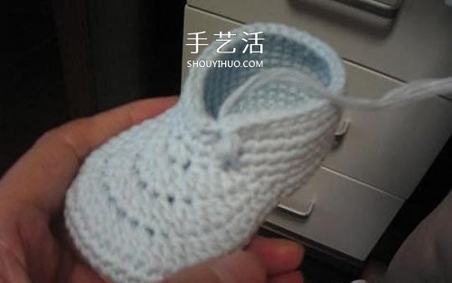 寶寶保暖毛線鞋的編法 手工編織嬰兒鞋圖解 -  itrip.net.cn
