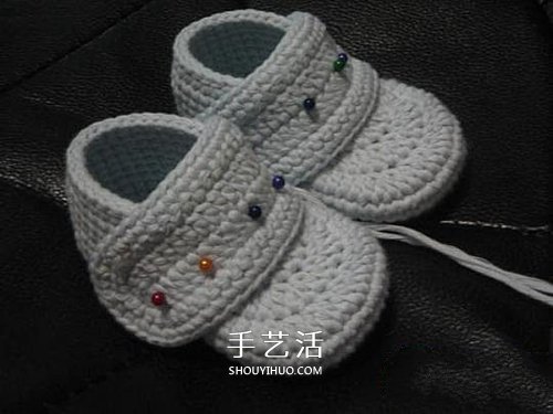 寶寶保暖毛線鞋的編法 手工編織嬰兒鞋圖解 -  itrip.net.cn