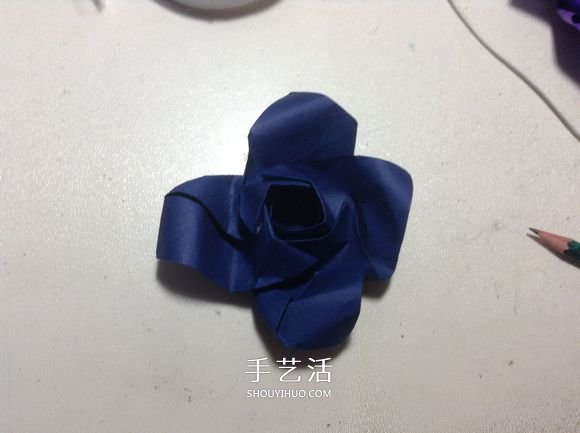 怎么折紙月季花的方法 手工月季花的折法圖解 -  itrip.net.cn