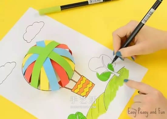幼兒園彩色卡紙手工制作 簡單DIY可愛小動物 -  itrip.net.cn