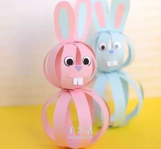 幼兒園彩色卡紙手工制作 簡單DIY可愛小動物 -  itrip.net.cn